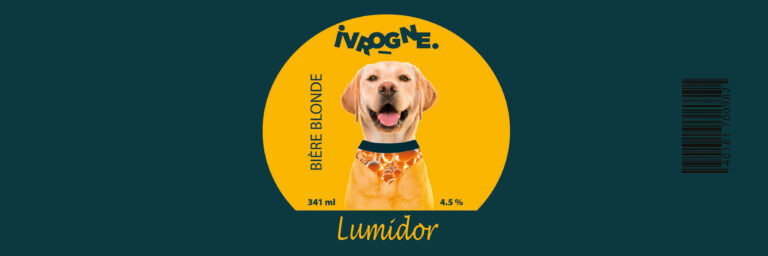 Étiquette bière blonde